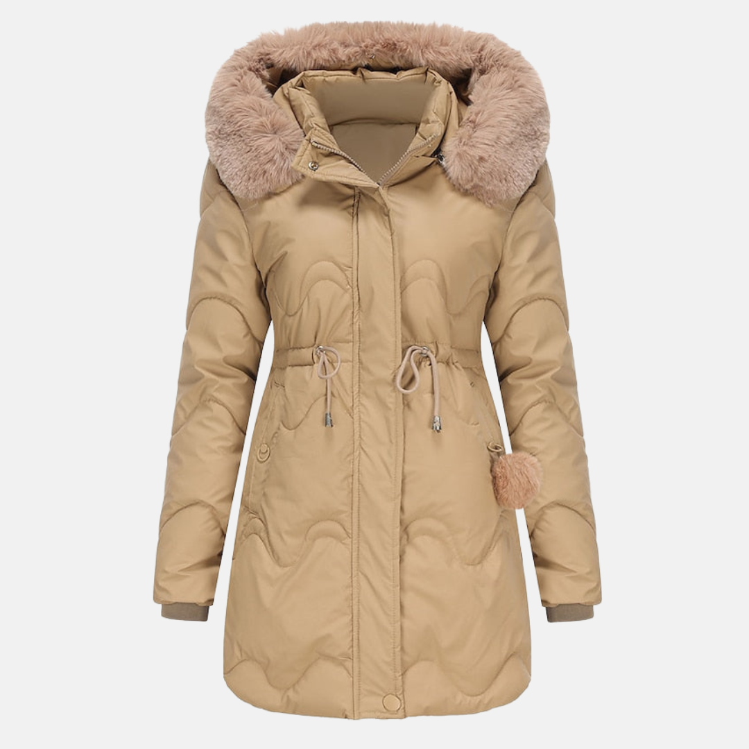 Women's snow jacket with high-quality insulation and figure-hugging fit