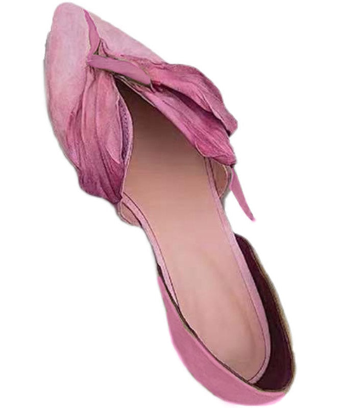 Damen Schuhe Rosa Flach 6