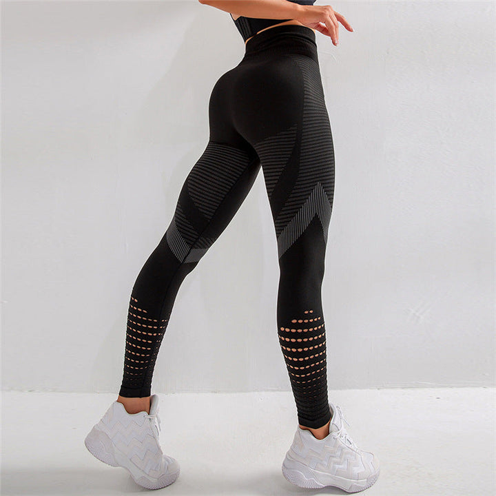 Damen Schwarze Atmungsaktive High-Waisted Sport Leggings in Soft-Touch Fabric 0