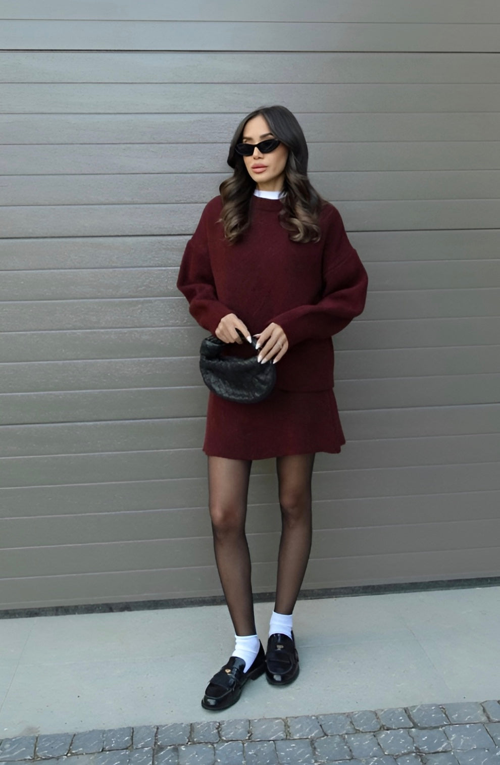 Women's set made of soft fabric in trendy style