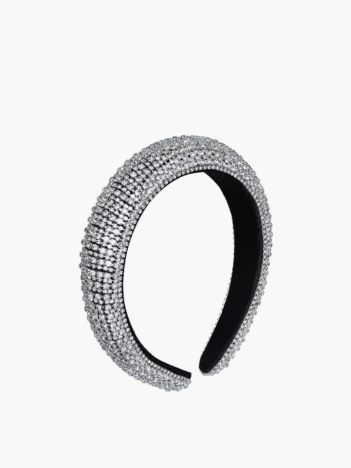 Women's Headband With Rhinestones Elegant Accessory For Fashion-Conscious