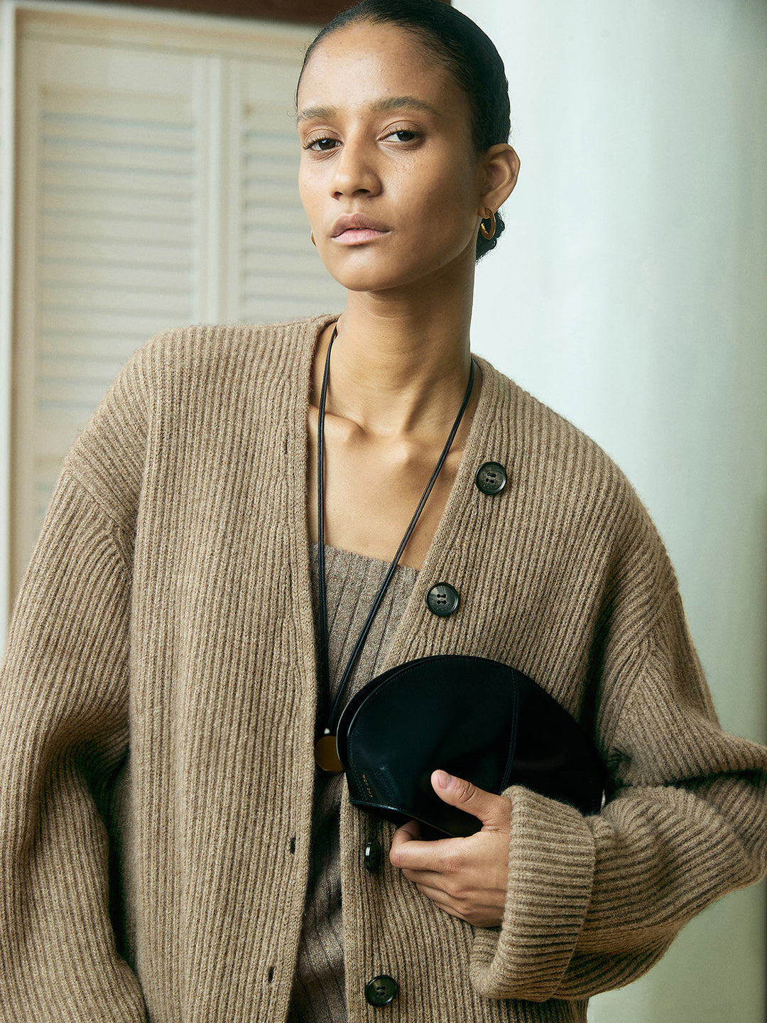 Women's Knit Jacket Classic Elegant Cardigan