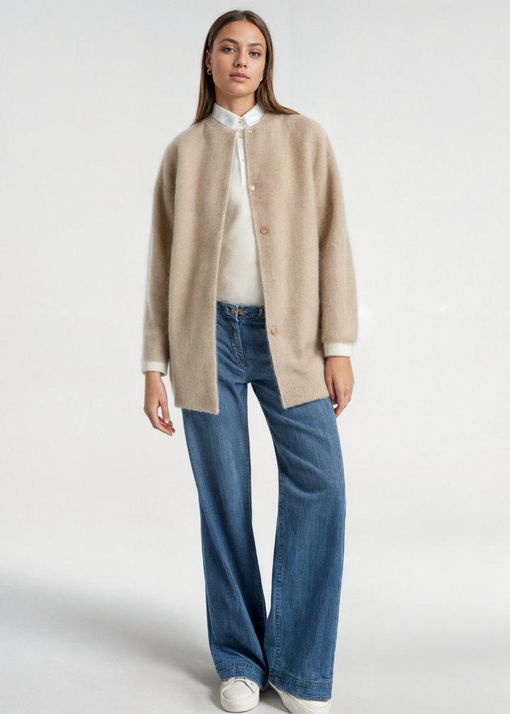 Women's Cardigan High-Quality Knit Open Design