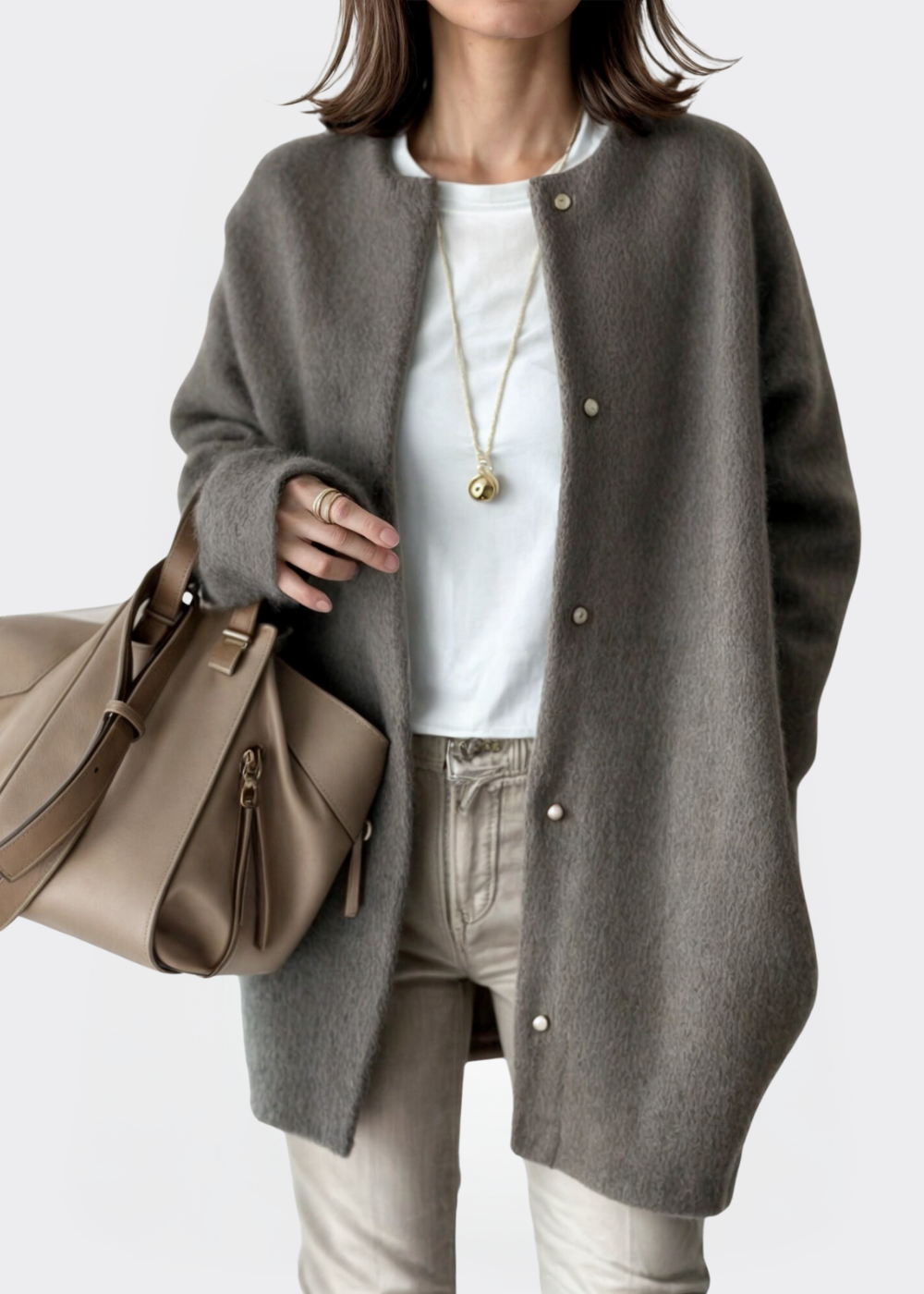 Women's Cardigan High-Quality Knit Open Design