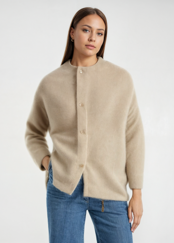 Women's Cardigan High-Quality Knit Open Design