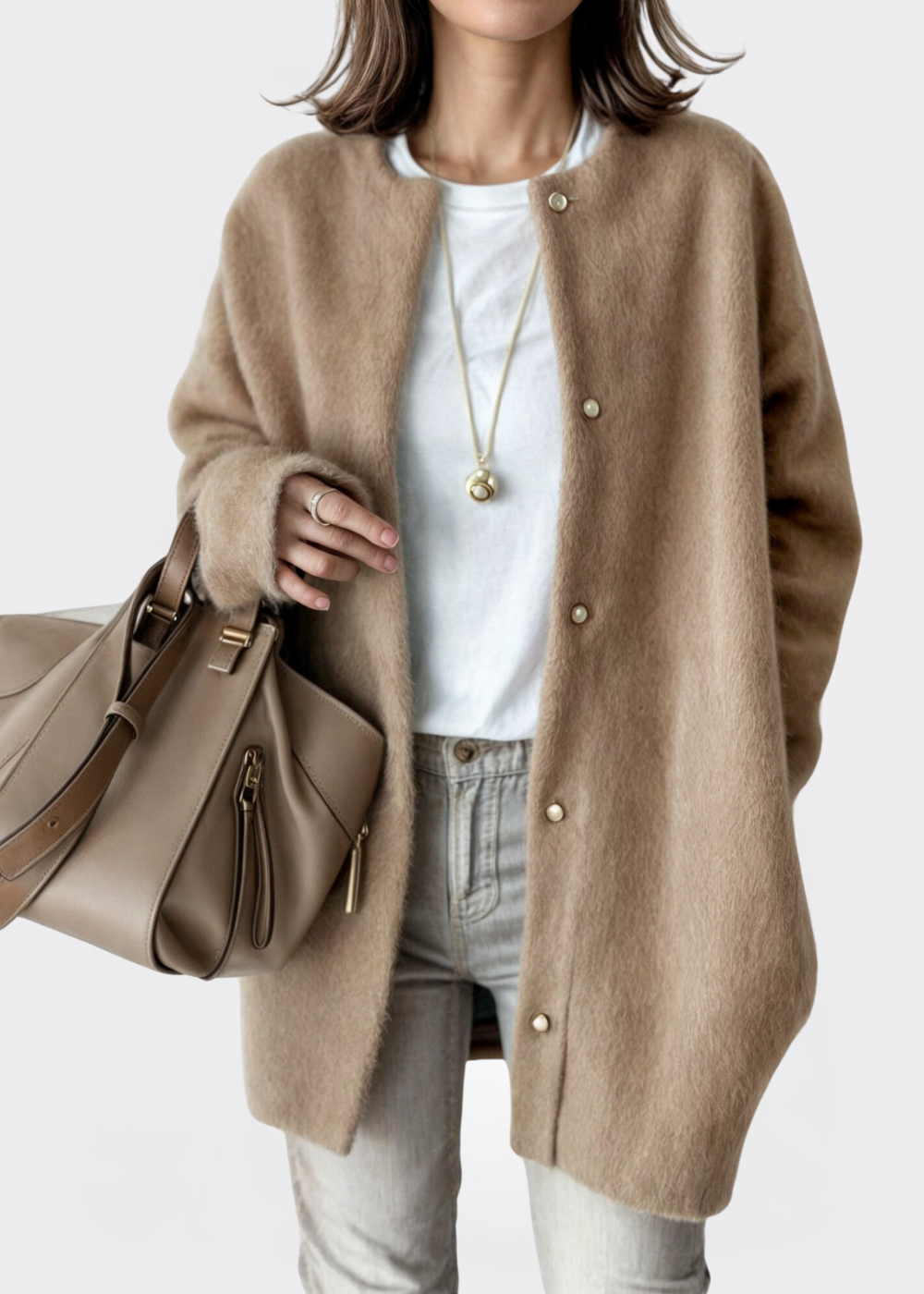 Women's Cardigan High-Quality Knit Open Design