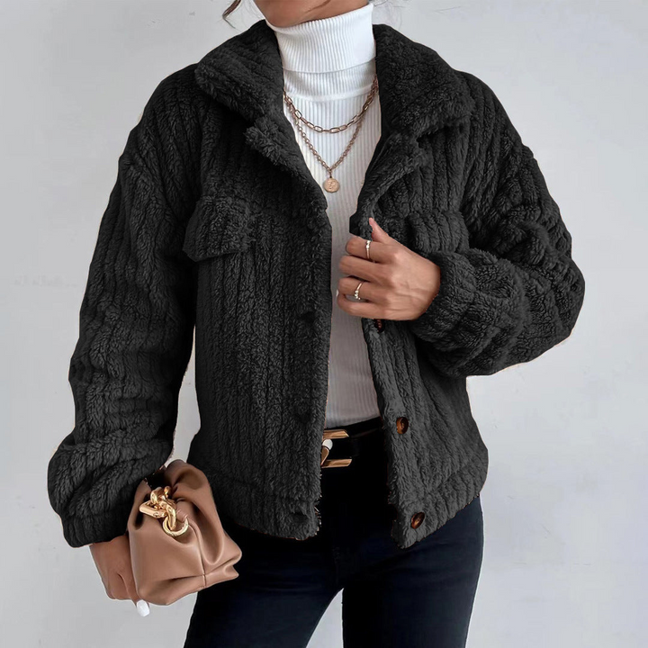 Women's Teddy Coat Short Teddy Material Elegant