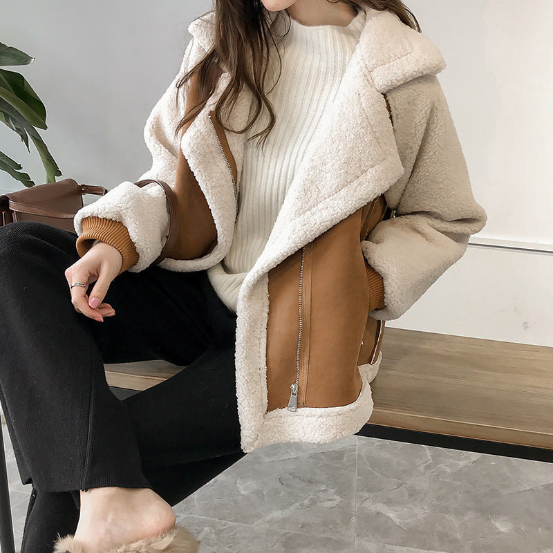 Women's Teddy Coat Winter Elegant Style Cozy Warm