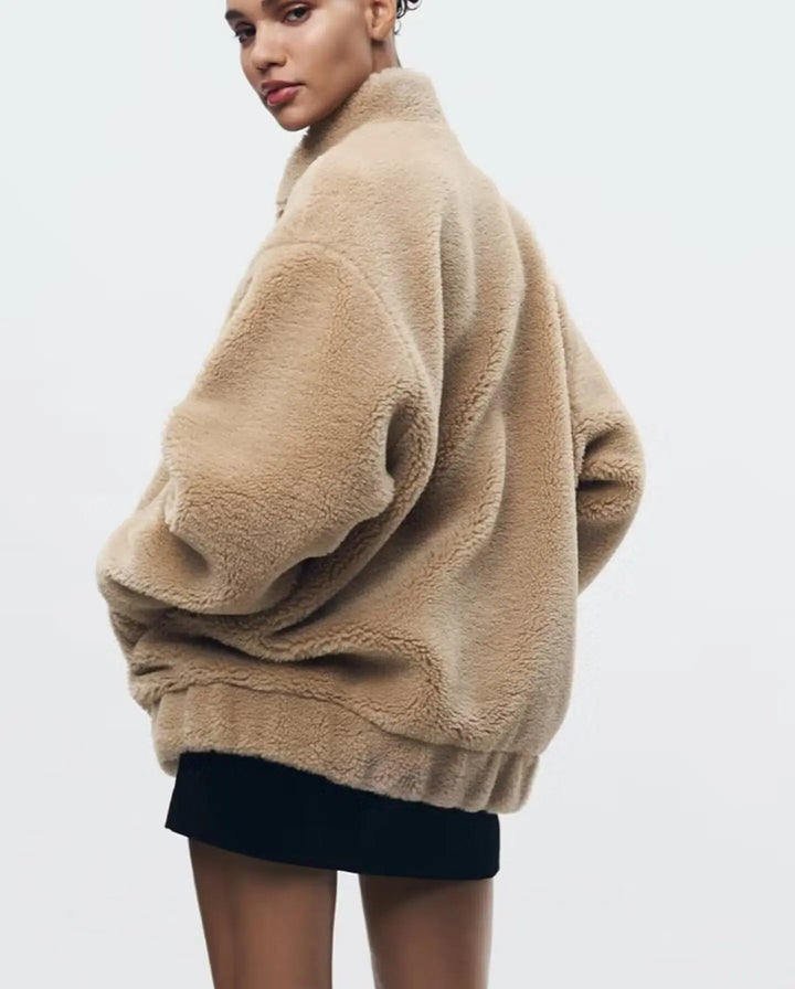 Women's Teddy Coat Soft Oversized – Cozy Coat for Women in Long Style
