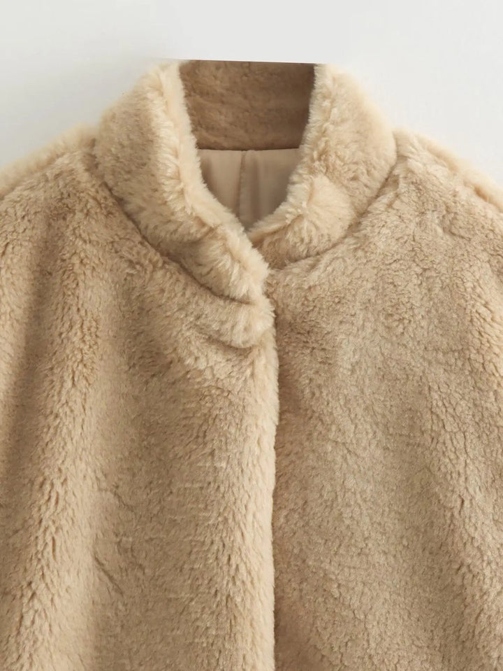 Women's Teddy Coat Soft Oversized – Cozy Coat for Women in Long Style