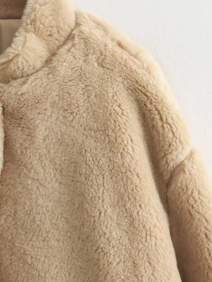 Women's Teddy Coat Soft Oversized – Cozy Coat for Women in Long Style