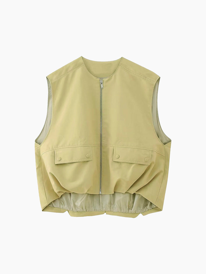 Women's Vest Sleeveless - Casual Vest for Relaxed Occasions