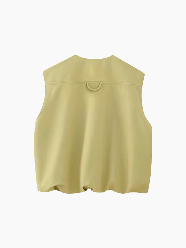 Women's Vest Sleeveless - Casual Vest for Relaxed Occasions