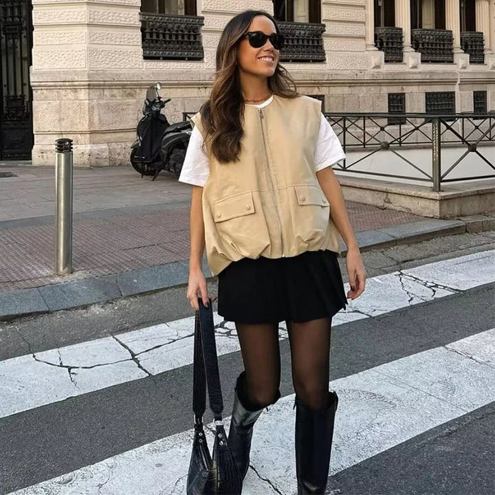 Women's Vest Soft Fabric Elegant Timeless