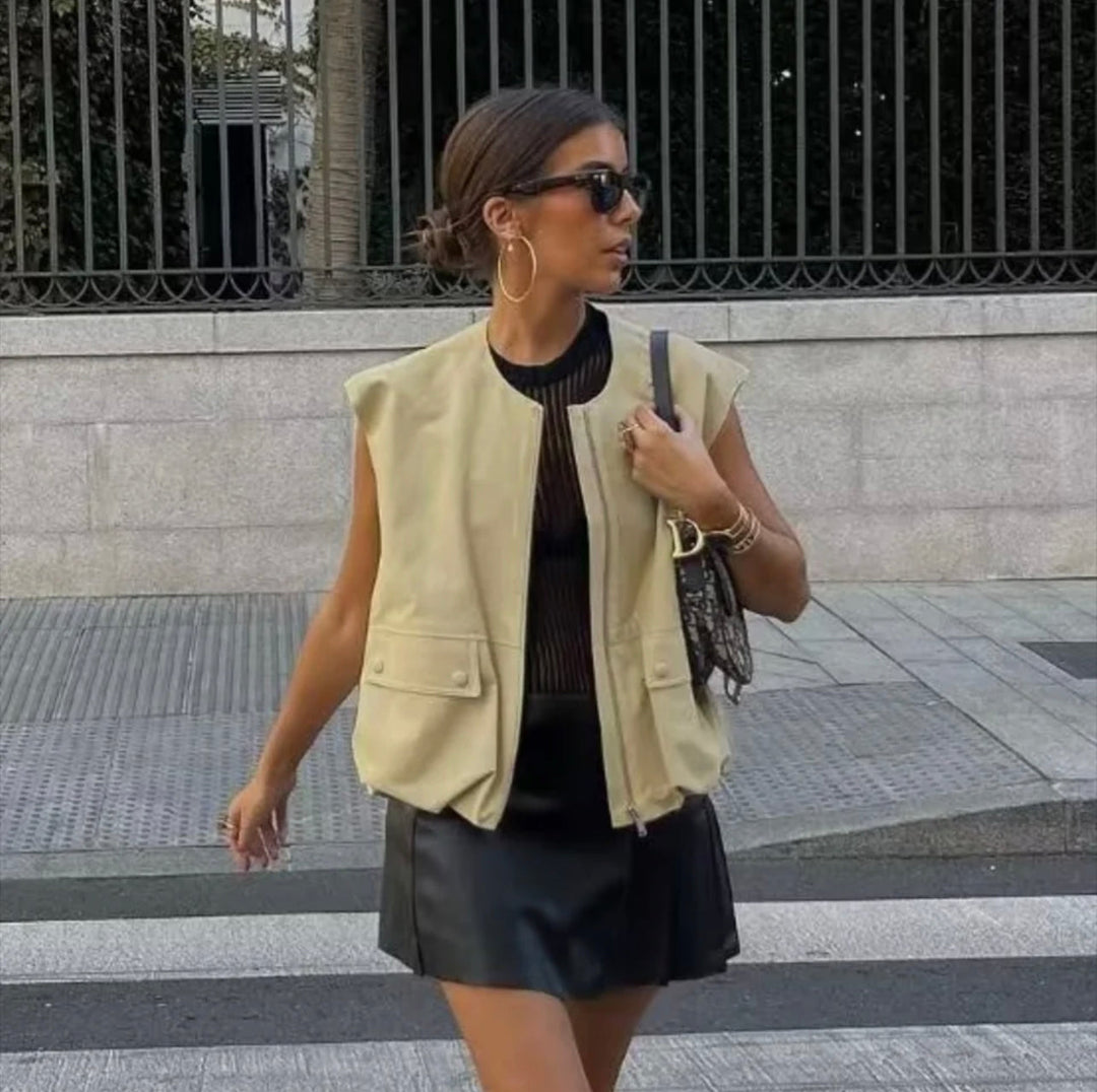 Women's Vest Soft Fabric Elegant Timeless