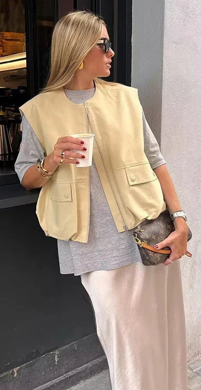 Women's Vest Soft Fabric Elegant Timeless