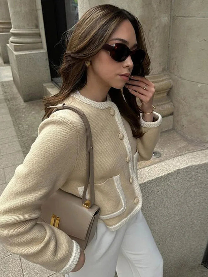 Women's vest made of soft material in modern style