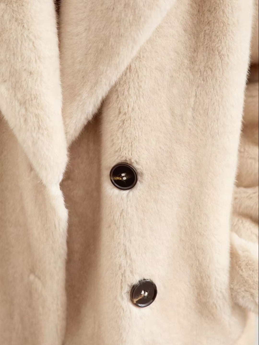 Abrigo de lana para mujer con doble abertura Estilo elegante para moda de invierno