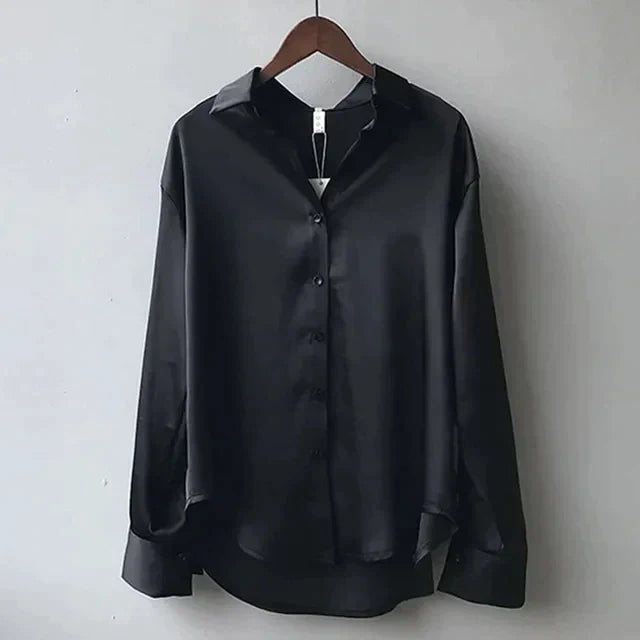 Women's Satin Blouse Elegant for Festive Occasions