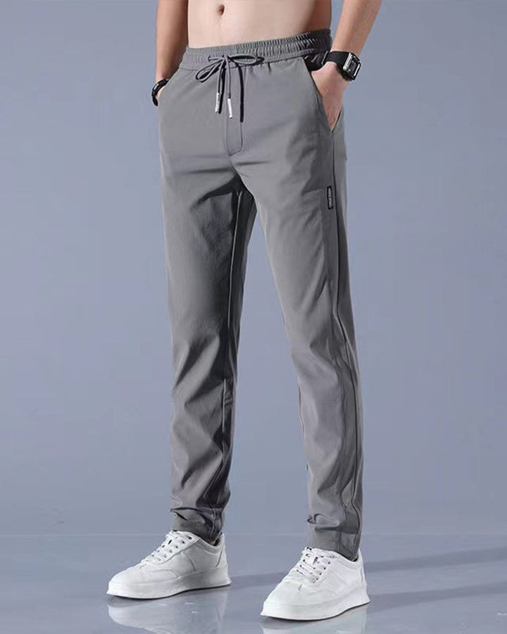 Men's Pants Elastic Fabric Pants Quick Drying for Active Use