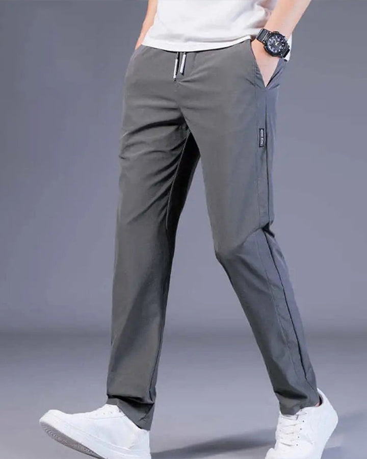 Men's Pants Elastic Fabric Pants Quick Drying for Active Use