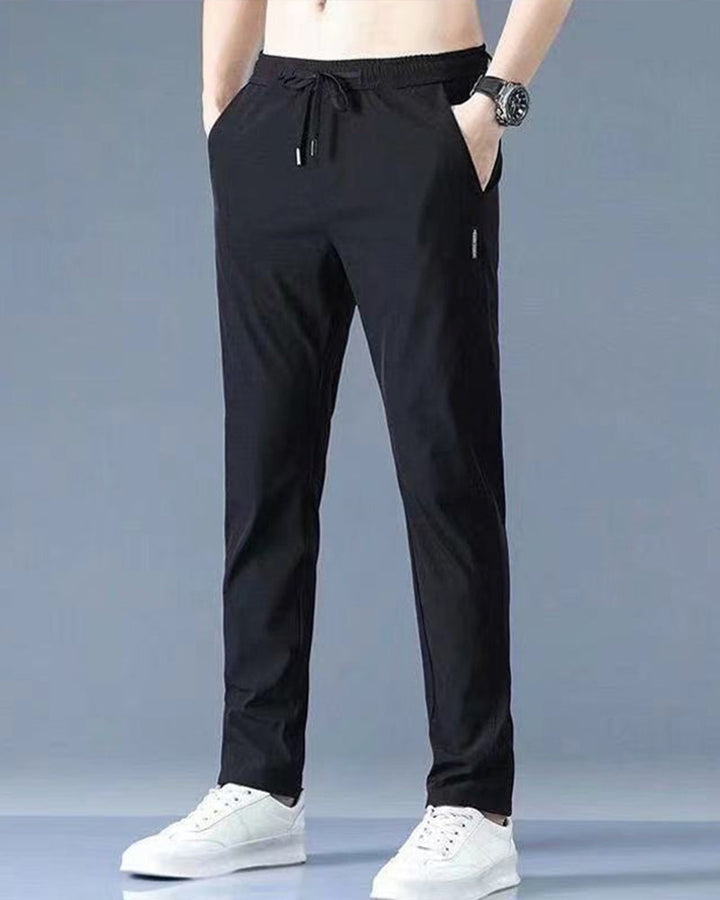 Men's Pants Elastic Fabric Pants Quick Drying for Active Use