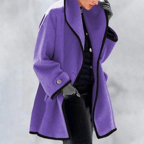 Chaqueta de mujer de material de alta calidad en estilo elegante