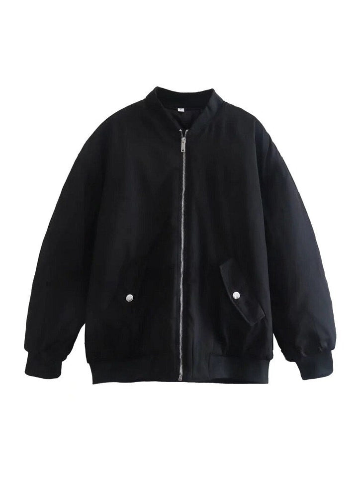 Veste pour femmes Bomber surdimensionnée Matériau respirant Style tendance