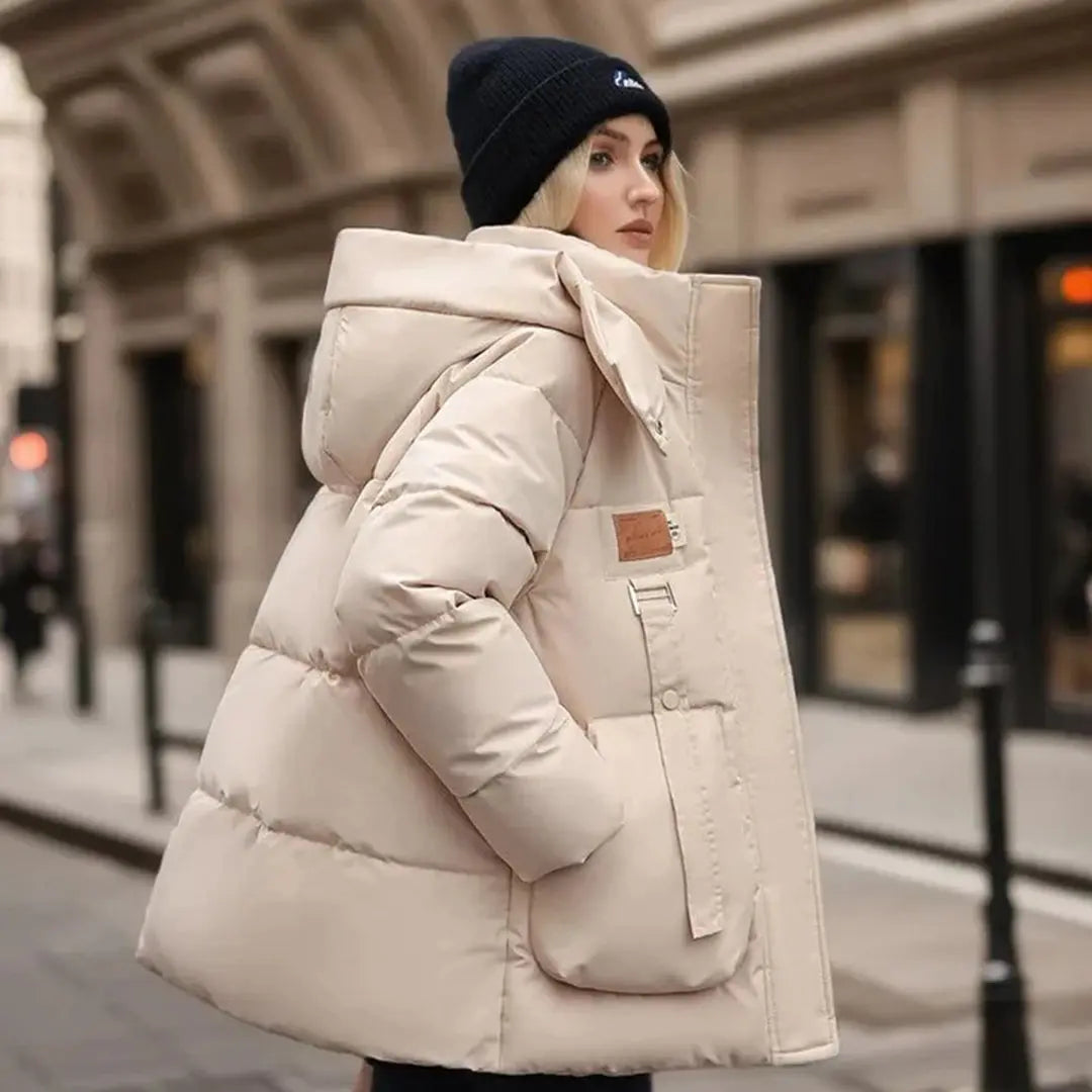 Women's jacket down warm stylish windproof