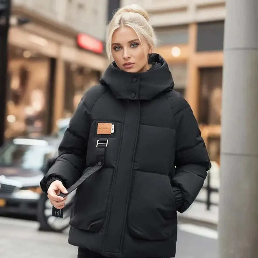 Women's jacket down warm stylish windproof