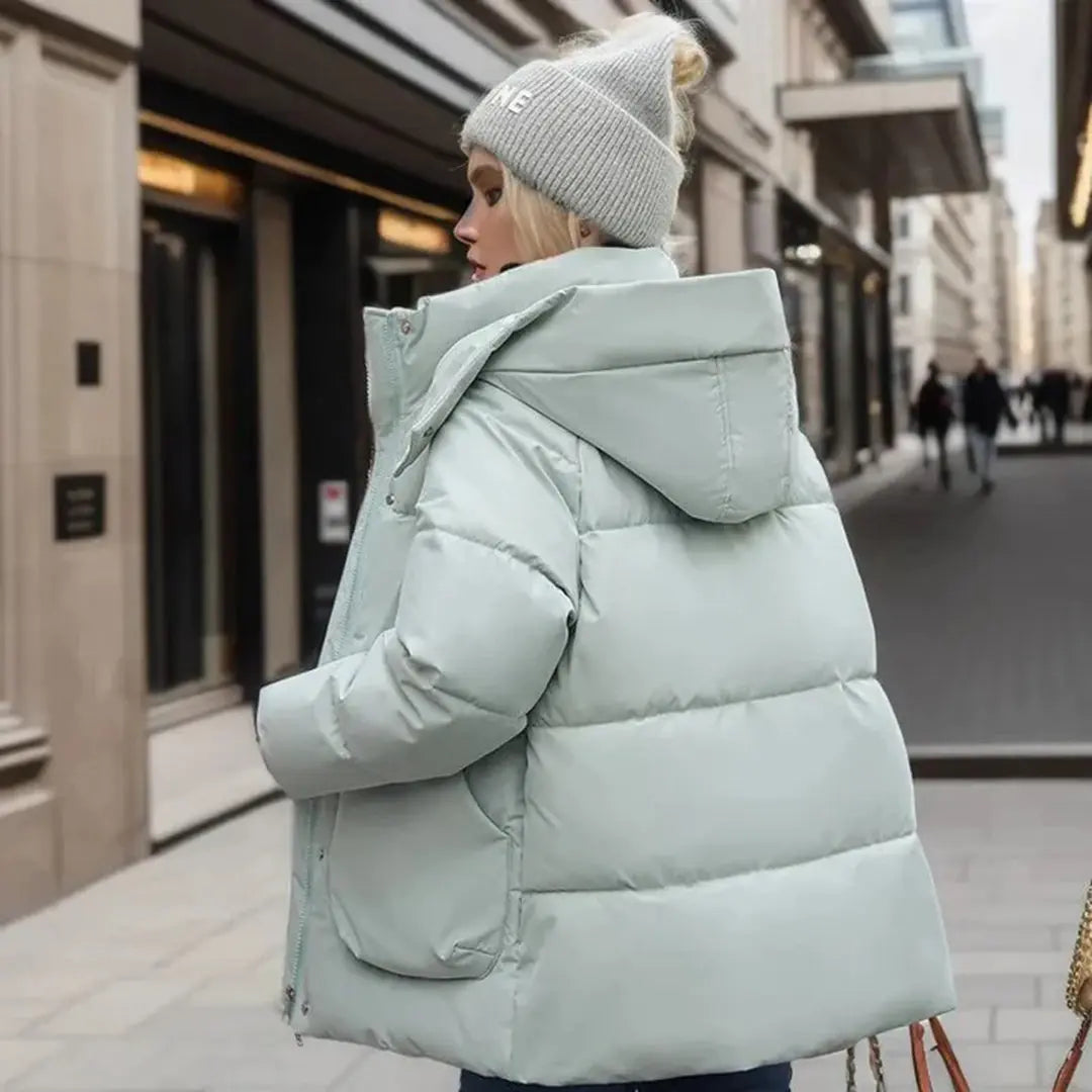 Women's jacket down warm stylish windproof
