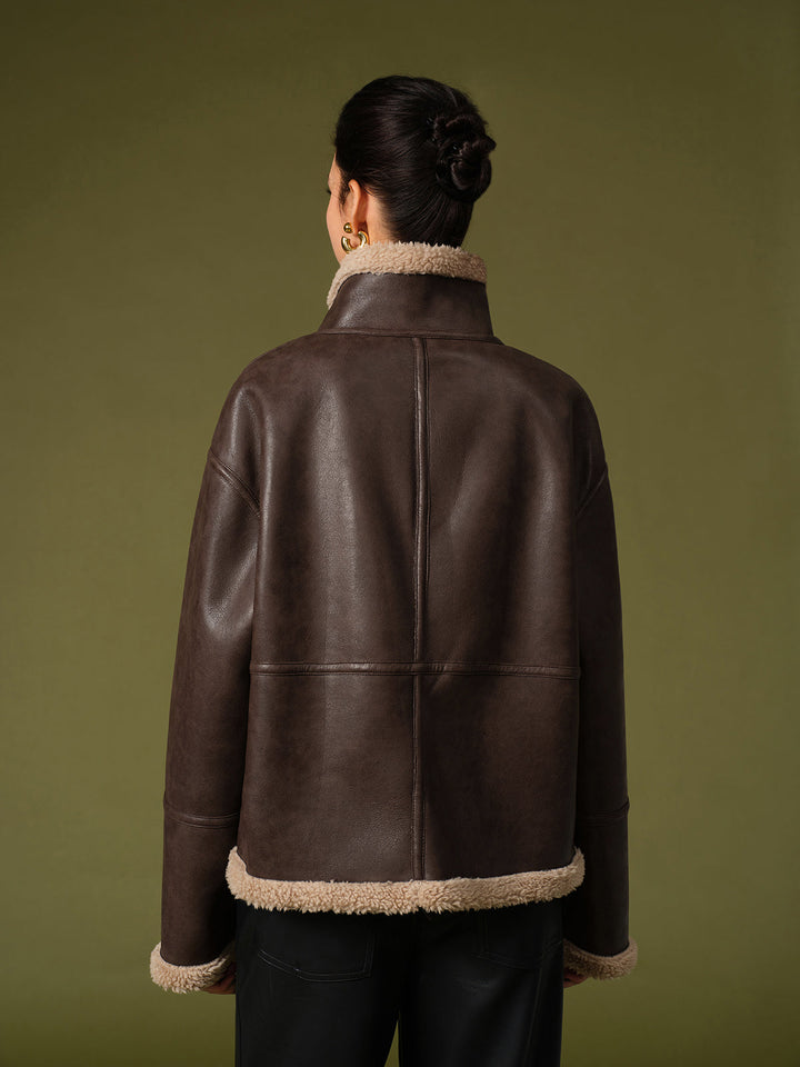 Elegante Fleecejacke im Shift-Stil für Damen