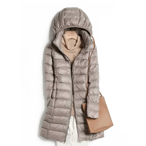 Chaqueta ligera para mujer con capucha, elegante y versátil