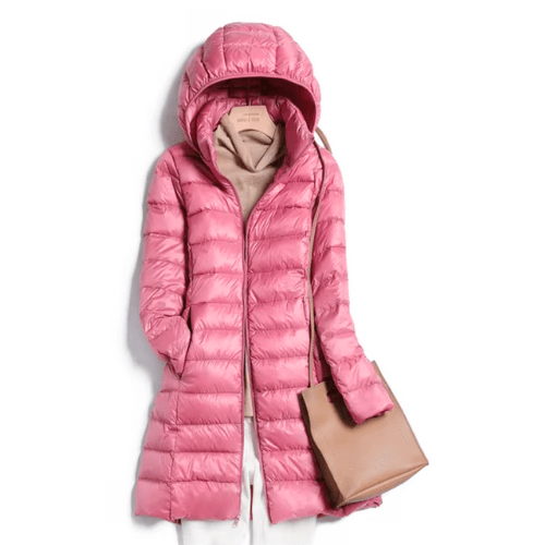 Chaqueta ligera para mujer con capucha, elegante y versátil