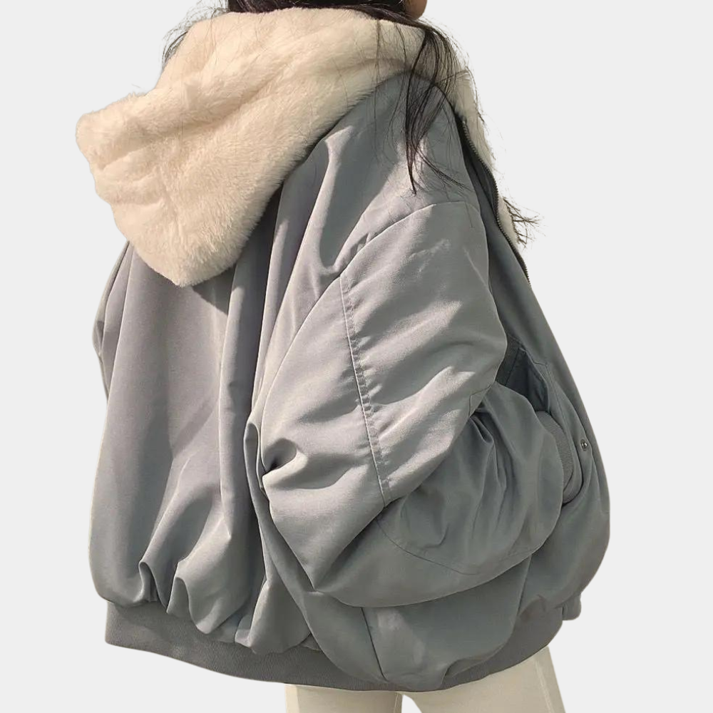 Women's jacket oversized soft material trendy style