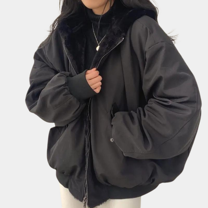Women's jacket oversized soft material trendy style