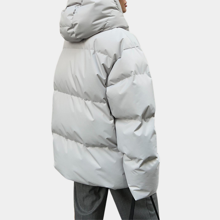 Women's jacket puffer jacket warm trendy with hood