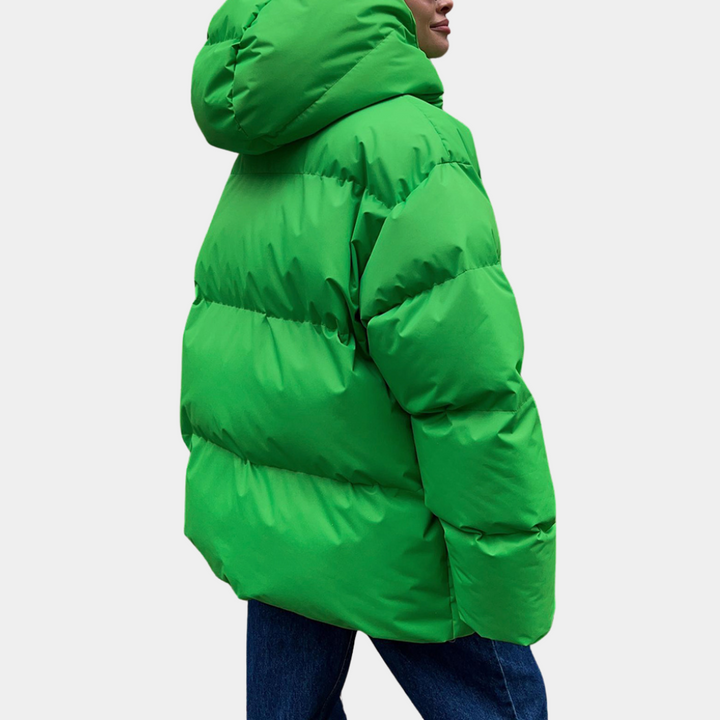 Women's jacket puffer jacket warm trendy with hood