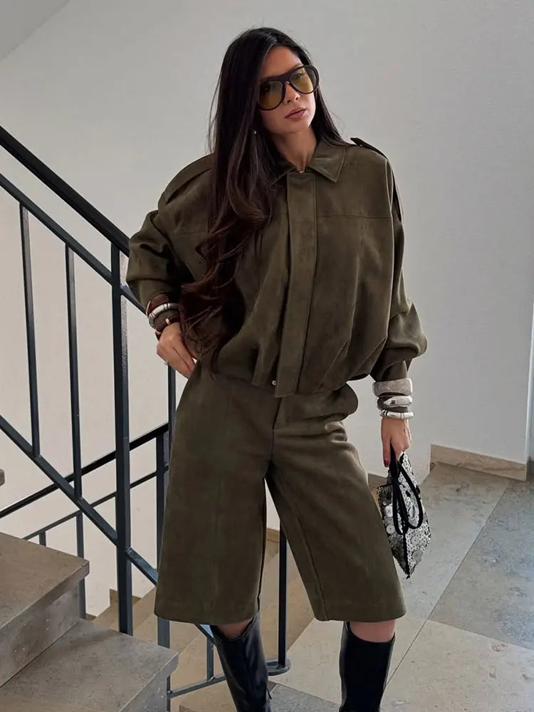 Veste pour femmes Veste de transition Style vintage moto Tissu de haute qualité