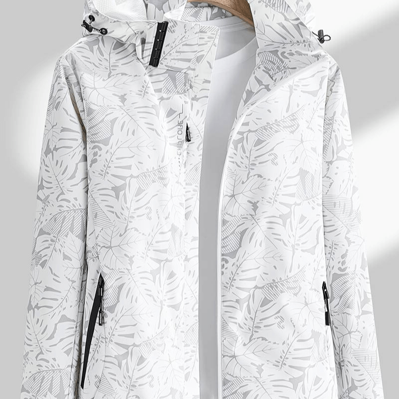 Chaqueta de mujer impermeable y cortaviento transpirable moderna