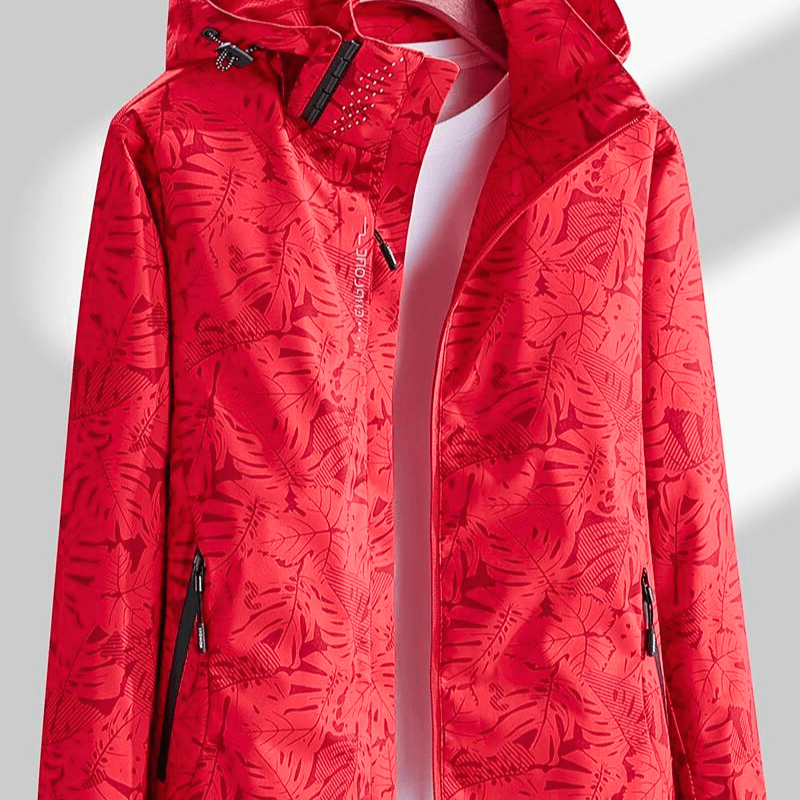 Chaqueta de mujer impermeable y cortaviento transpirable moderna