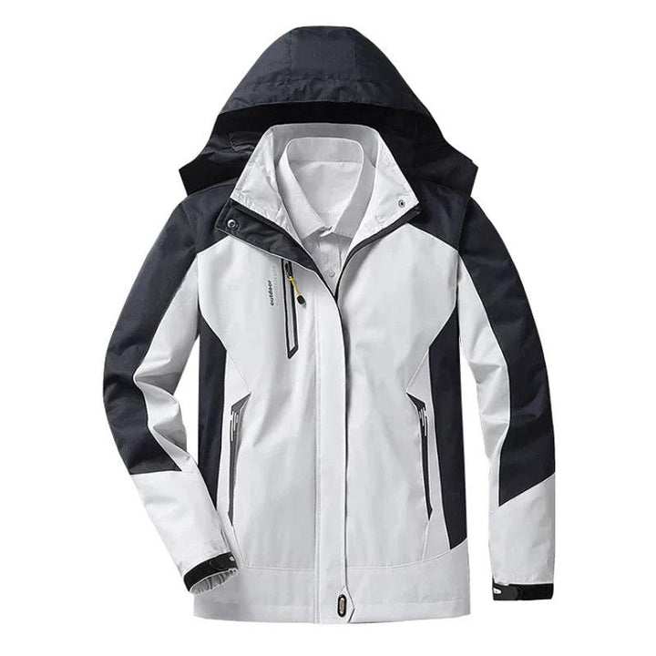 Veste pour femmes imperméable avec capuche et doublure chaude