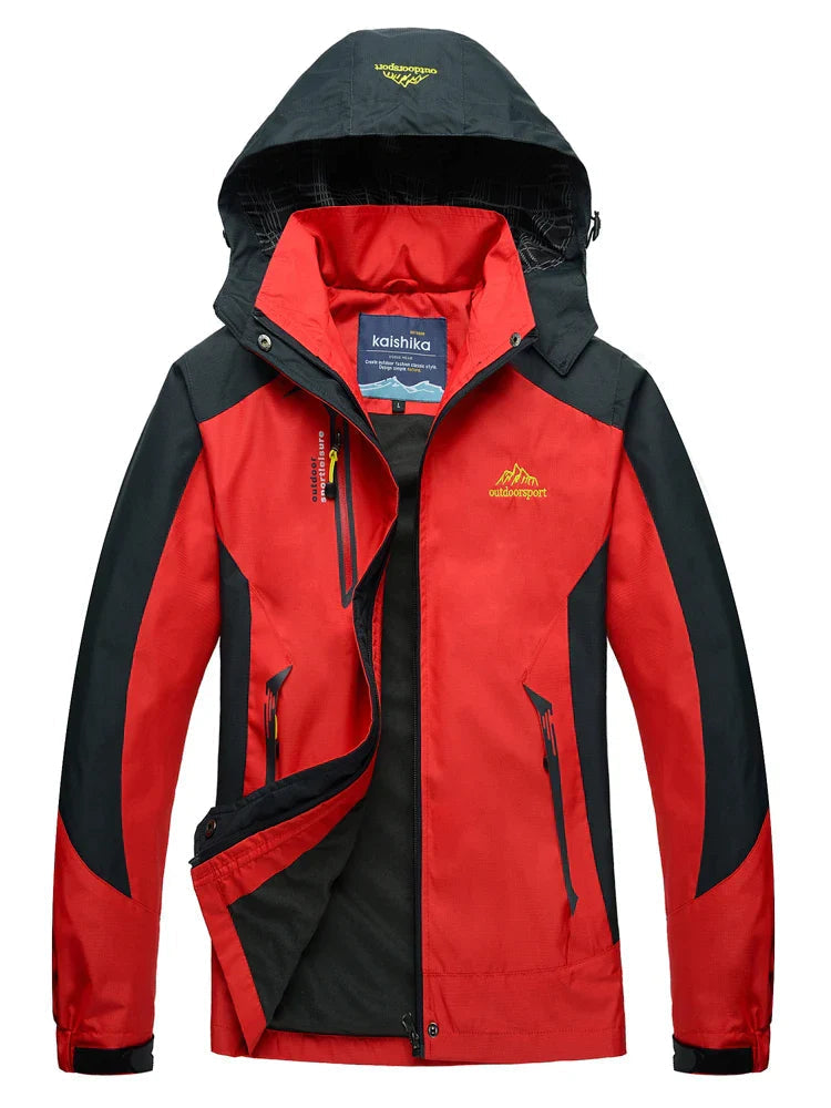 Veste pour femmes imperméable avec capuche et doublure chaude