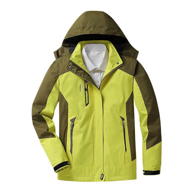 Veste pour femmes imperméable avec capuche et doublure chaude