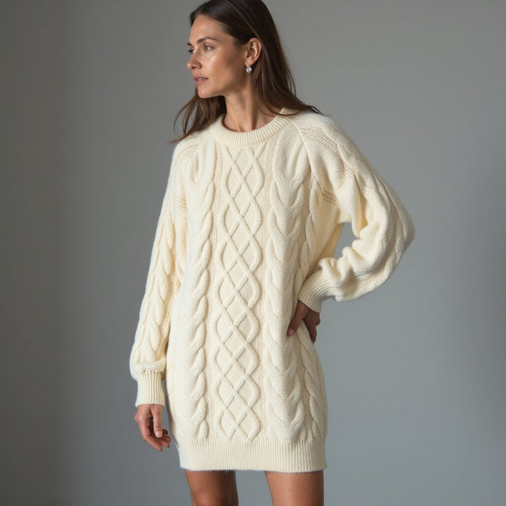 Sweter damski bawełniany elegancki styl oddychający ciepły