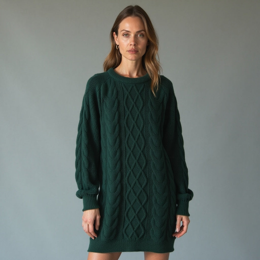 Sweter damski bawełniany elegancki styl oddychający ciepły