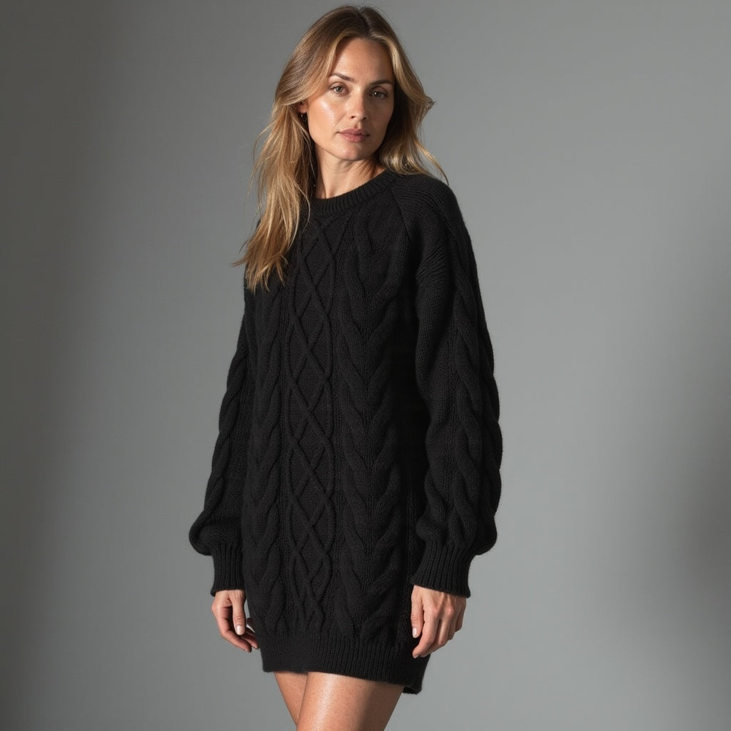 Sweter damski bawełniany elegancki styl oddychający ciepły