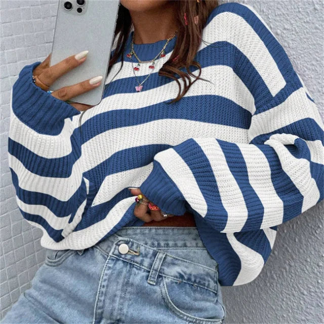 Damenpullover Baumwolle Eleganter Stil für Komfort und Alltag