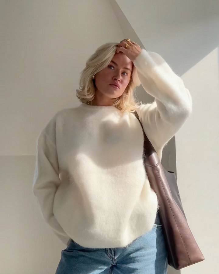 Women's Mohair Sweater Elegant for Style-Conscious
