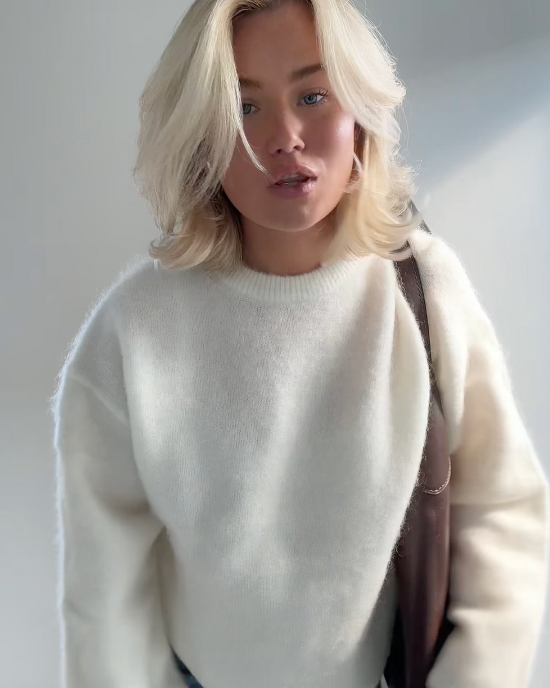 Women's Mohair Sweater Elegant for Style-Conscious